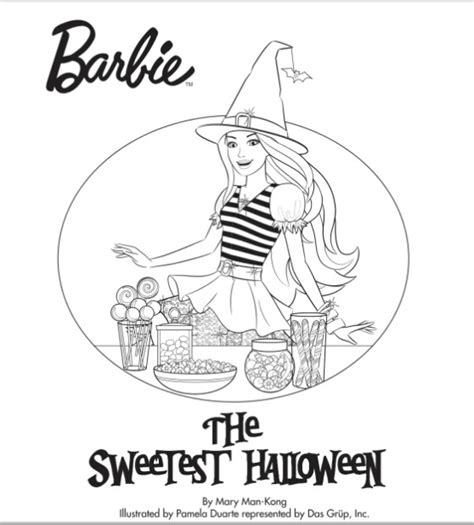 barbie halloween coloring pages hd football
