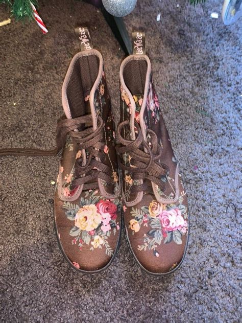 canvas floral  marten ankle boots  martens martens ankle boots