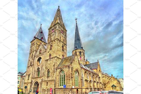 saint jacobs church  ghent belgium architecture stock