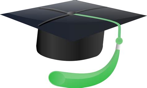 graduation hat hd graduation cap  green clipart hat pictures
