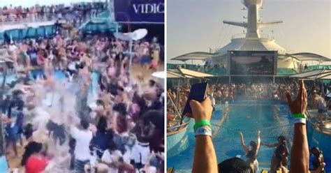 man arrested after cruise ship party turned into drug fuelled orgy