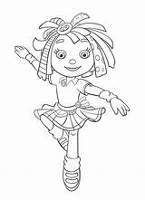 Rosie Everything Coloring Pages Ballet sketch template