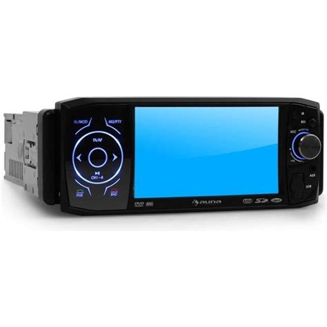 auna mvd  autoradio multimedia avec ecran integre cm bluetooth lecteur dvd port usb