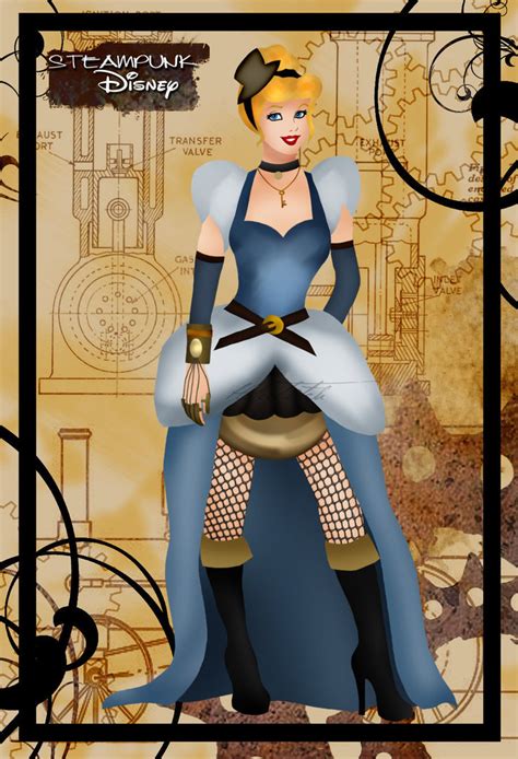 steampunk cinderella disney princess fan art 26001900