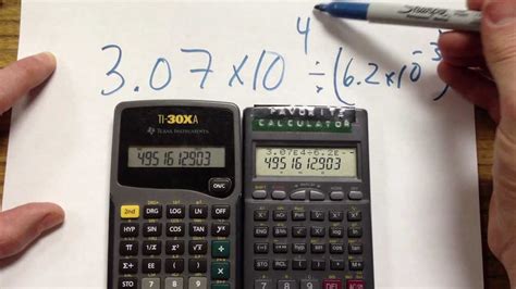 calculators  scientific notation youtube