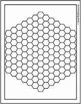 Coloring Pages Pattern Hex Hive Bee Geogebra Logic Play Atoms Doped Graphene Pdf Adults Electronics Print Structures Figure Kids sketch template
