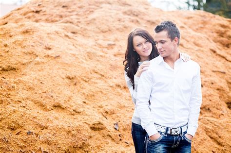 Amazing Couple In Love Happy Married Engaged Photo Shoot