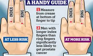 Is Finger Length A Clue To Increased Risk Of Getting Prostate Cancer