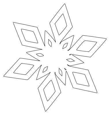 snowflake templates printable stencils  patterns snowflake