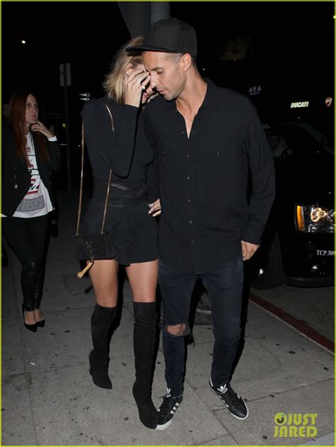 Rosie Huntington Whiteley And Close Male Friend Hold Hands At Nice Guy