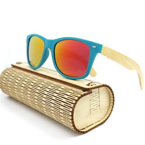 lunette men carter bamboo legs shades sunglasses women wooden sun