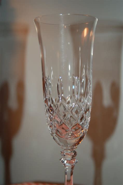 vintage mikasa crystal champagne flutes mikasa glasses
