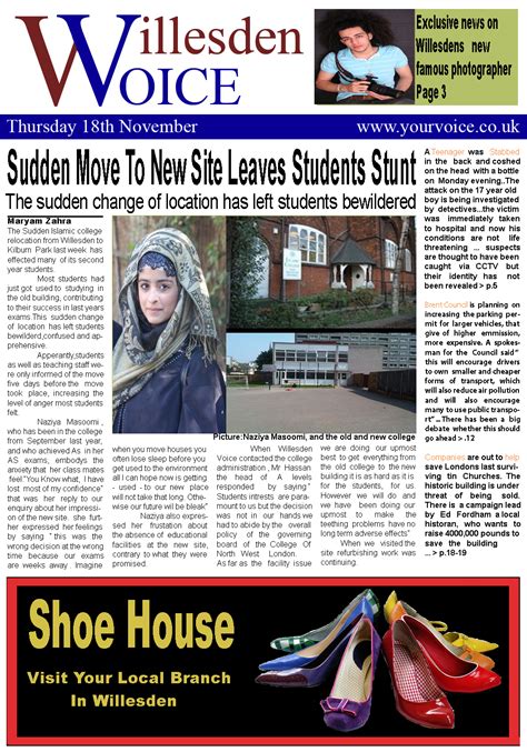 maryam zahra media studies advanced portfolio front page