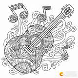 Mandalas Musicales Musique Grundschule Gitarre Kleurplaten Guitarras Kleurboeken Guitarra Música Muzyka Muziek Activiteiten Tekeningen Stof Kleurrijke Elementaire Kolorowanka Basteln Danse sketch template