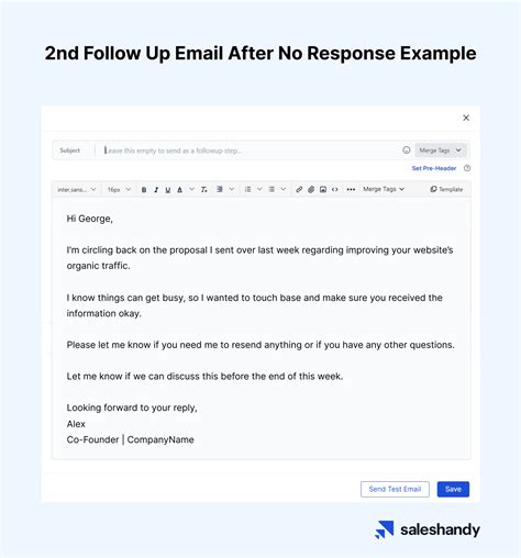 write  follow  email  generates responses