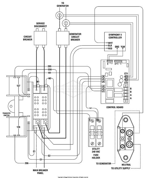 standby generator circuit diagram