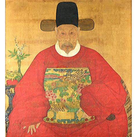 chinese ancestor portrait late ming dynasty  century bada