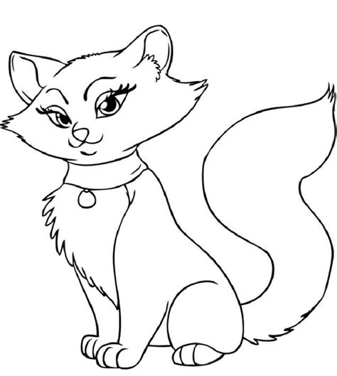 cat coloring pages   print cat coloring page simple cat