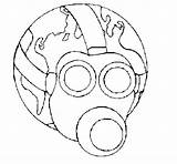 Gas Mask Earth Coloring Pages Printable sketch template