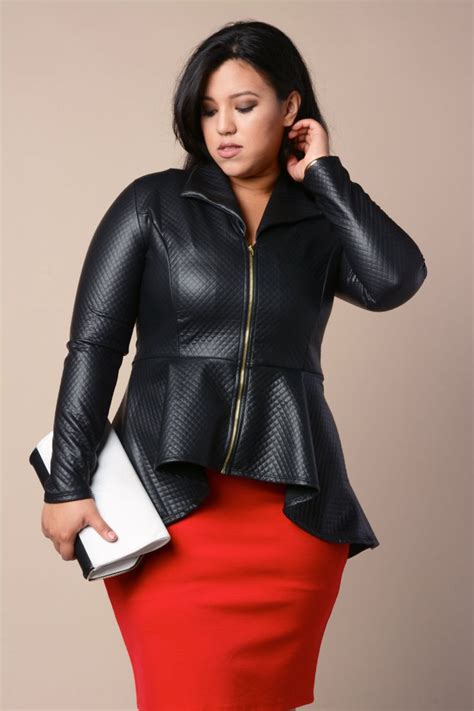 5 Ways To Wear A Plus Size Leather Blazer In Style