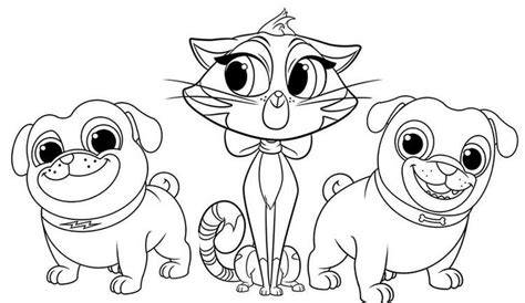 puppy dog pals coloring pages pictures