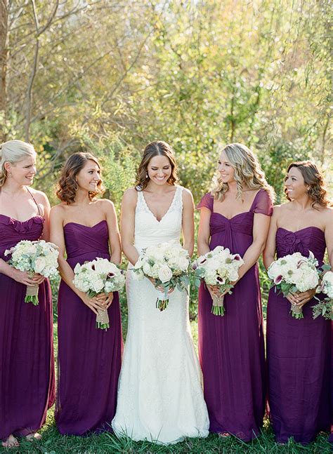 Southern Wedding Purple Bridesmaid Dresses1