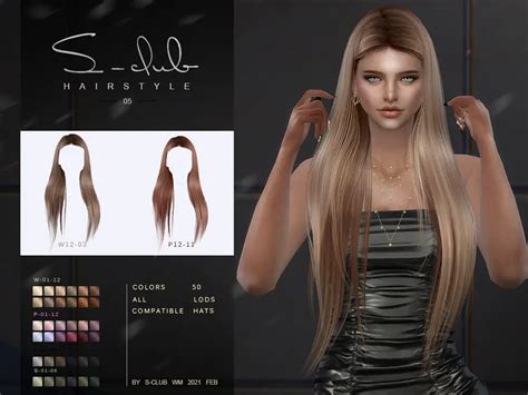 sims   hair colors cc locedbots