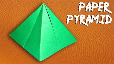 paper pyramid easily diy paper crafts youtube