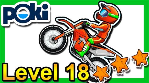 Moto X3m Bike Race Game Level 18 [3 Stars] Youtube