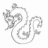 Dragon Chinese Drawing Outline Kids China Simple Colouring Coloring Print Pages Cliparts Clipart Easy Dragons Drawings Paintingvalley Japanese Library Artículo sketch template