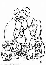 Family Coloring Pages Dog Animal Terrier Fox Printable Print Color Popular Coloringhome sketch template