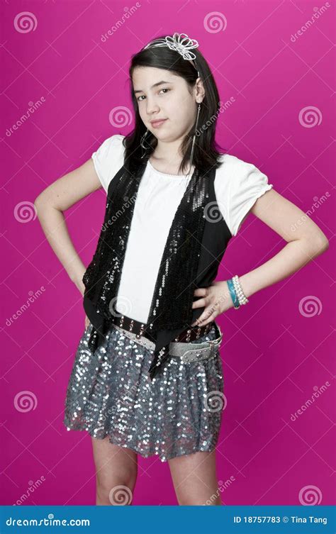 girl  pink background stock image image  expression