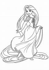 Tangled Rapunzel Prinzessin Princesses Tulamama Coloriages Puteri Princesas Malvorlagen Gratuits Mewarnai Kertas Mewarna Halaman Kidipage Druckbare Percuma Cetak sketch template