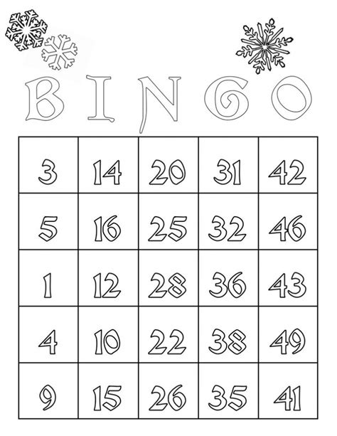 printable bingo cards   page printable word searches