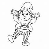 Noddy Coloring Pages Books sketch template