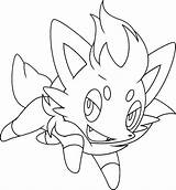Coloring Pages Zorua Pokemon Getcolorings Suicune sketch template