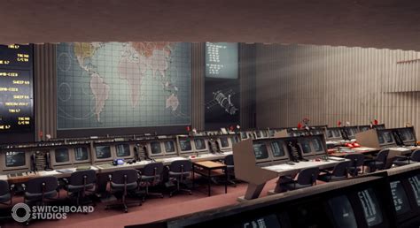 space launch ground control command center  environments ue marketplace