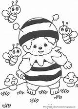 Monchhichi Coloring Pages sketch template