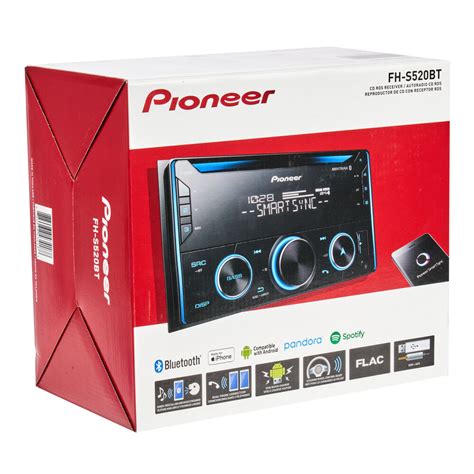 pioneer fh sbt double din cd receiver  bluetooth  alexa