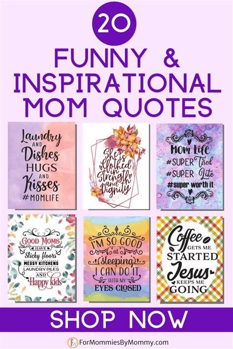 20 being a mom quotes bundle funny and inspirational mom quotes