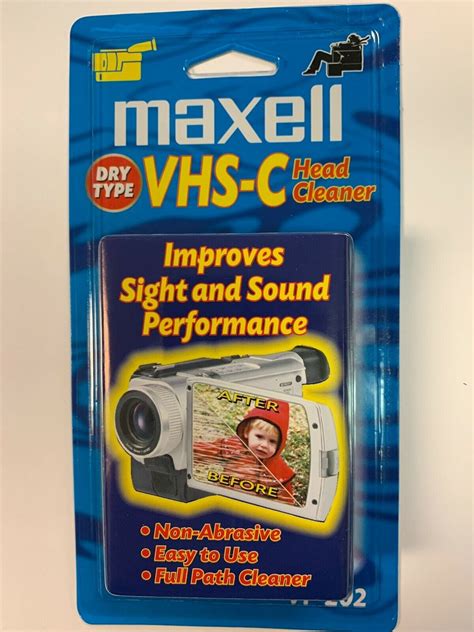 maxell vp  compact vhs  head cleaner brand  sealed  camcorder vhs  walmartcom