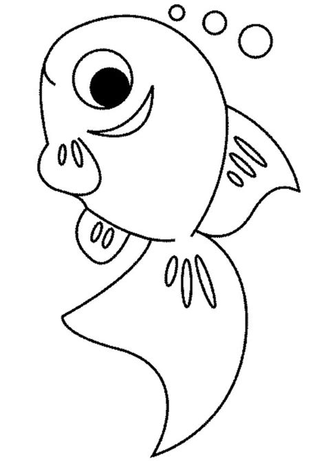 fish coloring page  sew pinterest fish