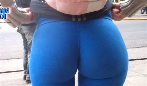Perfect Ass In Blue Lycra Divine Butts Voyeur Blog