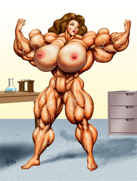 rule 34 2009 artist request breasts extreme muscles female female only flex huge human muscle