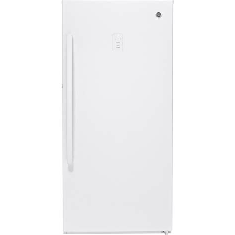 Ge 14 1 Cu Ft Frost Free Upright Freezer White Energy Star At