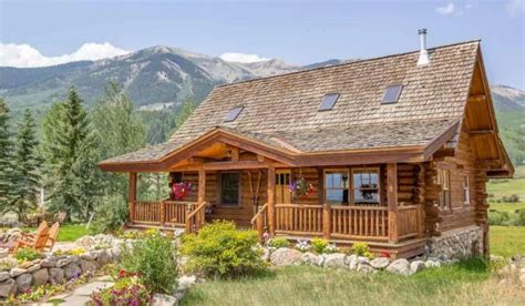 sale charming log cabin  colorado adorable living spaces