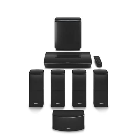 bose lifestyle  home entertainment system black home theater