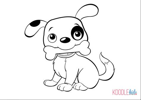 cute baby dog coloring pages  getdrawings