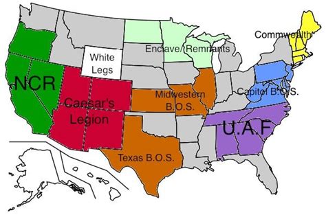 map shows  faction controls  area map  usa