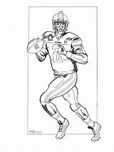 Newton Cam Quarterback Ausmalen Bilder sketch template